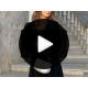 Rochie scurta neagra vaporoasa din vascoza cu maneca lunga Hermosa 9 - jojofashion.ro