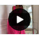 Rochie lunga eleganta roz neon din tulle vaporoasa Andreea 6 - jojofashion.ro