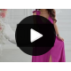 Rochie lunga roz fucsia din vascoza Andra 6 - jojofashion.ro