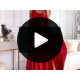 Rochie lunga rosie din satin cu un umar gol Jollie 6 - jojofashion.ro