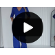 Salopeta eleganta, evazata, albastra, cu maneca trei sferturi, KatrinW Salopeta eleganta, evazata, albastra, cu maneca trei sferturi, KatrinW 5 - jojofashion.ro