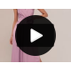 Rochie eleganta lunga, din satin, lila, cu floare in talie, PalomaR 6 - jojofashion.ro