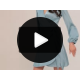 Rochie scurta din satin bleu cu maneca lunga petrecuta Labonita 5 - jojofashion.ro