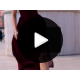 Rochie lunga din voal burgundy vaporoasa Yurianne 8 - jojofashion.ro