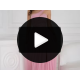 Rochie de ocazie lunga roz pal cu tulle si paiete Louanna 6 - jojofashion.ro