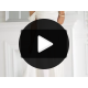 Rochie cununie civila baby doll, midi, alba, cu umerii goi, evazata, Anelisa 4 - jojofashion.ro