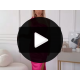 Rochie eleganta lunga din satin roz fucsia mulata cu floare pe umar LeilaN 7 - jojofashion.ro