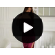 Rochie eleganta lunga din satin burgundy mulata cu umerii goi si trandafir pe bust GlamourB 3 - jojofashion.ro