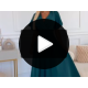 Rochie eleganta lunga verde smarald vaporoasa petrecuta Kasandra 6 - jojofashion.ro