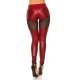 Colanti Wetlook bordo cu plasa neagra Jaxie Colanti Wetlook bordo cu plasa neagra Jaxie 3 - jojofashion.ro