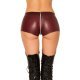 Pantaloni scurti WetLook cu fermoar fata spate Nicolette 4 - jojofashion.ro
