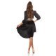 Rochie tip camasa neagra asimetrica Sabrina Rochie tip camasa neagra asimetrica Sabrina 5 - jojofashion.ro