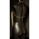 Sutien dama metalic cu lanturi aurii BodyChain Sutien dama metalic cu lanturi aurii BodyChain 4 - jojofashion.ro