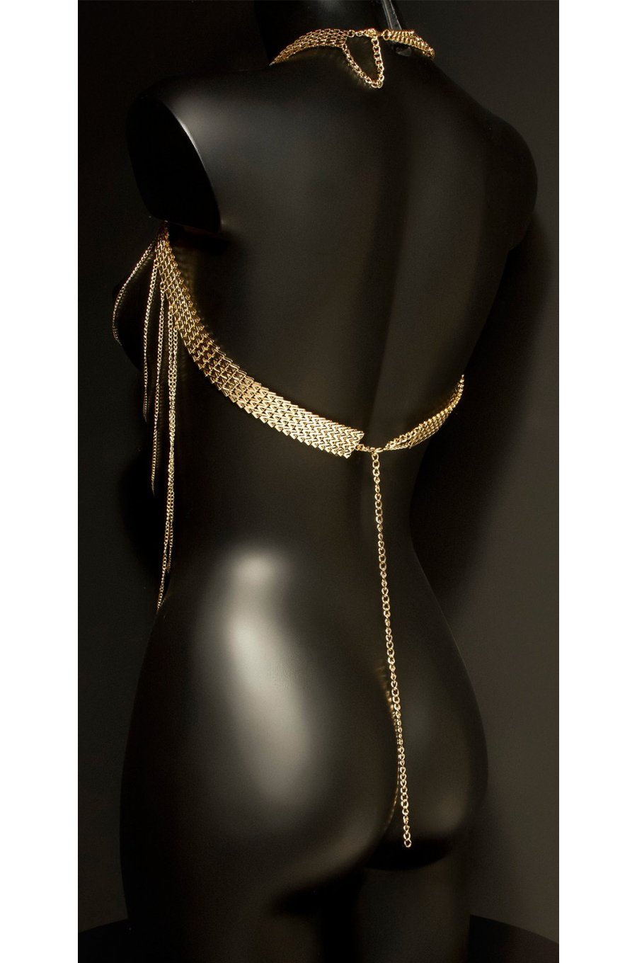 Top dama cu lanturi aurii Susan 2 - jojofashion.ro