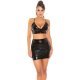 Top tip bustiera latex negru Alexis Top tip bustiera latex negru Alexis 5 - jojofashion.ro