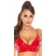 Top tip bustiera latex rosu Alexis Top tip bustiera latex rosu Alexis 2 - jojofashion.ro