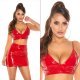 Top tip bustiera latex rosu Alexis Top tip bustiera latex rosu Alexis 4 - jojofashion.ro