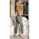 Pantaloni dama jogger, kaki, din piele eco, Mirabela Pantaloni dama jogger, kaki, din piele eco, Mirabela 5 - jojofashion.ro