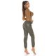 Pantaloni dama jogger, kaki, din piele eco, Mirabela Pantaloni dama jogger, kaki, din piele eco, Mirabela 8 - jojofashion.ro