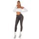 Pantaloni dama mulati, push up, negri, din piele eco, cu talia inalta, Dayann 7 - jojofashion.ro