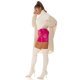 Pantaloni dama, scurti, roz fucsia, piele eco, cu talia inalta, Beltaine 6 - jojofashion.ro