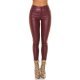 Pantaloni dama skinny, burgundy, imitatie piele, mulati, Lexi 2 - jojofashion.ro