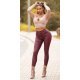 Pantaloni dama skinny, burgundy, imitatie piele, mulati, Lexi 4 - jojofashion.ro
