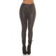 Pantaloni dama skinny, negri, imitatie piele, mulati, cu talia inalta, Indira Pantaloni dama skinny, negri, imitatie piele, mulati, cu talia inalta, Indira 2 - jojofashion.ro