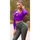 Pantaloni dama skinny, verzi, imitatie piele, mulati, Lexi 8 - jojofashion.ro