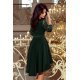 Rochie midi verde din dantela Anastasia Rochie midi verde din dantela Anastasia 3 - jojofashion.ro