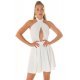 Rochie babydoll scurta alba cu umerii goi Durra Rochie babydoll scurta alba cu umerii goi Durra 4 - jojofashion.ro