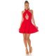 Rochie babydoll scurta rosie cu umerii goi Durra Rochie babydoll scurta rosie cu umerii goi Durra 5 - jojofashion.ro
