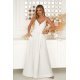 Rochie cununie civila alba lunga cu corset vaporoasa Jasmine 5 - jojofashion.ro