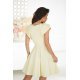 Rochie baby doll scurta galbena cu volane Avery 3 - jojofashion.ro
