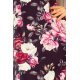 Rochie neagra cu flori Florenta 6 - jojofashion.ro