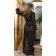 Rochie neagra pareo de plaja cu maneca lunga vaporoasa Carys Rochie neagra pareo de plaja cu maneca lunga vaporoasa Carys 3 - jojofashion.ro