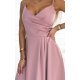 Rochie lunga eleganta roz pudrat petrecuta Scarlett 7 - jojofashion.ro