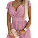 Rochie midi roz pal din glitter petrecuta in clos Klotilda Rochie midi roz pal din glitter petrecuta in clos Klotilda 6 - jojofashion.ro