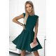 Rochie eleganta baby doll scurta, verde, in clos, Kyara 5 - jojofashion.ro