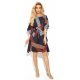 Rochie midi multicolora croi fluture oversize Butterfly Rochie midi multicolora croi fluture oversize Butterfly 4 - jojofashion.ro