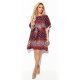 Rochie midi leopard print oversize Butterfly Rochie midi leopard print oversize Butterfly 4 - jojofashion.ro