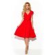 Rochie de zi eleganta midi, rosie, retro, Mazara 4 - jojofashion.ro