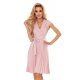 Rochie roz pudrat midi plisata petrecuta Romenna 2 - jojofashion.ro