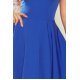 Rochie albastra midi retro Lona Rochie albastra midi retro Lona 4 - jojofashion.ro