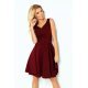 Rochie midi, burgundy, retro, in clos, Lona Rochie midi, burgundy, retro, in clos, Lona 2 - jojofashion.ro