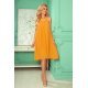 Rochie galbena vaporoasa din chiffon Alizee 6 - jojofashion.ro