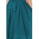 Rochie midi vaporoasa verde turcoaz Alizee 6 - jojofashion.ro
