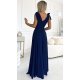Rochie lunga cu glitter bleumarin navy petrecuta Soranya Rochie lunga cu glitter bleumarin navy petrecuta Soranya 3 - jojofashion.ro