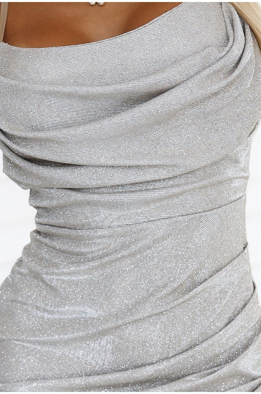 Rochie lunga bej sampanie din brocard CosimaN Rochie lunga bej sampanie din brocard CosimaN 5 - jojofashion.ro