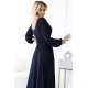 Rochie lunga din brocard bleumarin navy cu maneca lunga Roselia Rochie lunga din brocard bleumarin navy cu maneca lunga Roselia 5 - jojofashion.ro